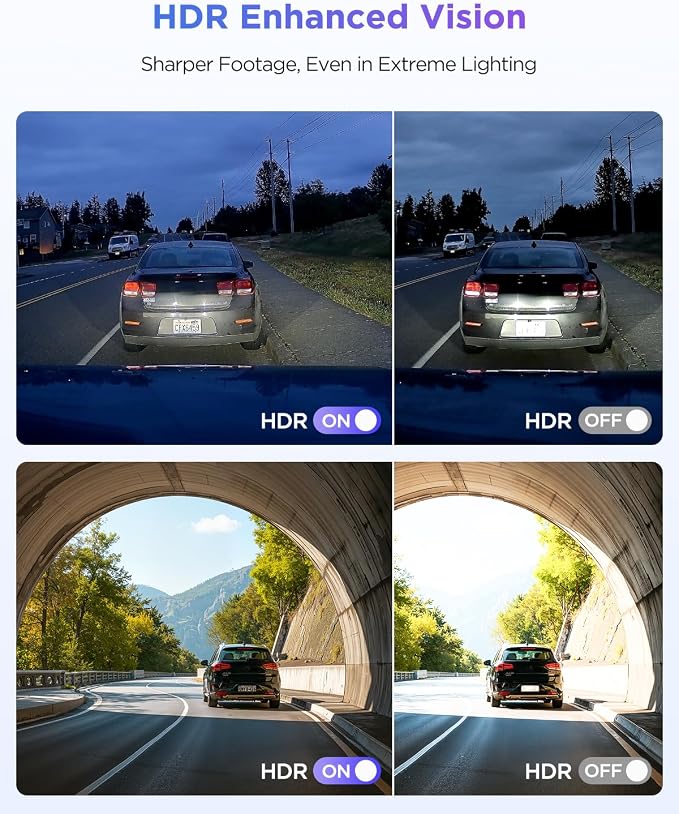 VIOFO A119M Pro 4K HDR MINI Dash Cam, STARVIS 2 IMX678 Sensor, Front Dash Camera for Cars, Wi-Fi 6, Quad-Mode GPS, Voice Control, Night Vision 2.0, 24H Parking Mode, Supercapacitor