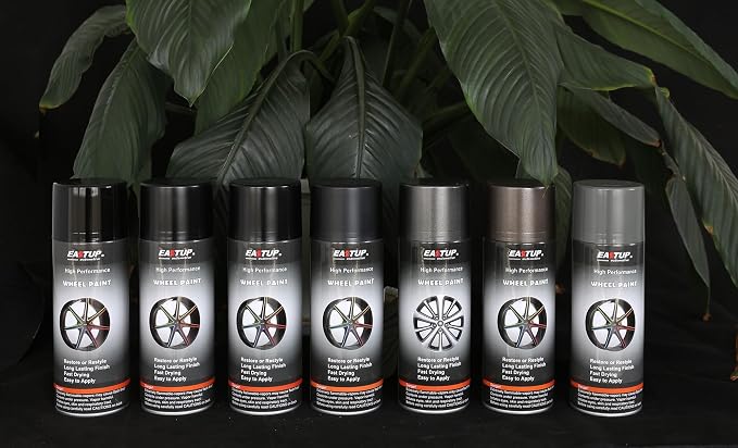 Premium -Satin Black Wheel Paint - Brilliant Finish, High Durability, Fade-resistant, Quick Drying Rim Coating