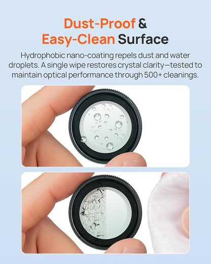 70mai Magnetic CPL Filter for 4K Omni X800 Dash Cam - Anti-Glare Polarizing Lens with Snap-On Design, Scratch-Resistant & Enhance Clarity (for X800 Only)