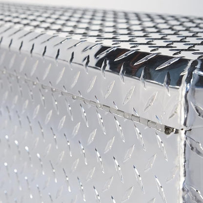 Northern Tool Side-Mount Truck Tool Box - Aluminum, Diamond Plate, Pull Handle Latch, 48in. x 11.5in. x 11in. Model Number 36012757
