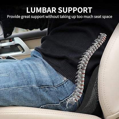 Livtribe Car Seat Cushion - Memory Foam Car Seat Pad - Sciatica & Lower Back Pain Relief - Car Seat Cushions for Driving - Road Trip Essentials for Drivers(Classic Black)