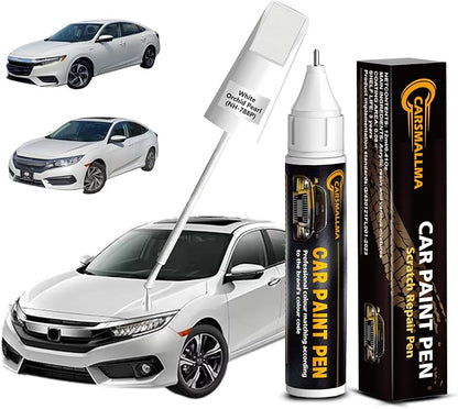 Car Touch Up Paint for Honda(NH-788P White Orchid Pearl), Color Accurate Car Scratch Repair Remover Pen,Automotive Paint Quick & Easy to fix vehicle Chips and Nicks Scuff