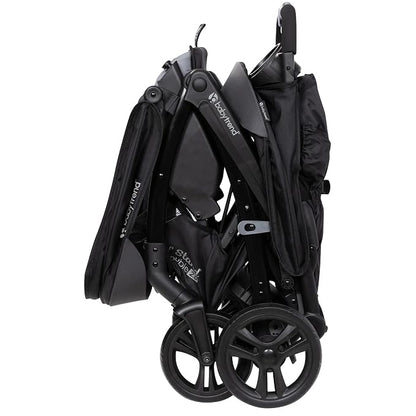 Baby Trend Infant and Toddler Double Stroller & Car Seat Combo, 2 Pc Set, Stormy - Lightweight and Compact Travel Stroller and Carseat Tandem for Babies, Infants, and Toddlers