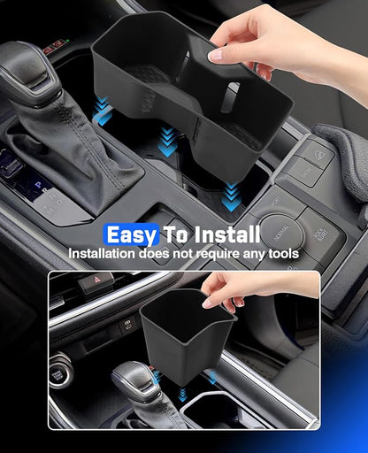 Autorder 2PCS Cup Holder Inserts for 2024 2025 2026 Toyota Grand Highlander Accessories,Silicone Grand Highlander Center Console Cup Holder,Anti-Slip Waterproof Storage Accessories