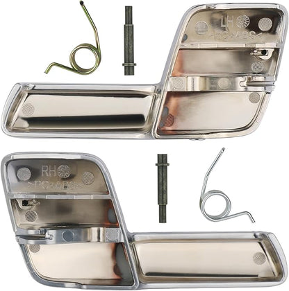 TQPONLY 1 Pair Interior Door Handle Driver and Passenger Side,Compatible with 2003-2006 Ford Expedition Front or Rear,Inner Handle Inside Door Lever