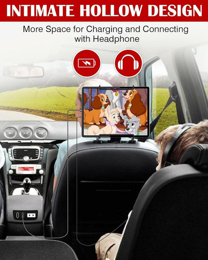 WONNIE 2 Pack Car Headrest Holder for 10-12.9" Large Size Tablets
