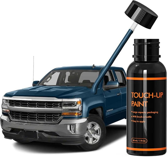 G1K/9W6/WA409Y Deep Ocean Blue Touch Up Paint for Chevy, DIY Car Paint Scratch Repair Kit, Automotive Paints, Quick & Easy Fix Scratch Repair Compatible with Chevrolet/Silverado/Fleet