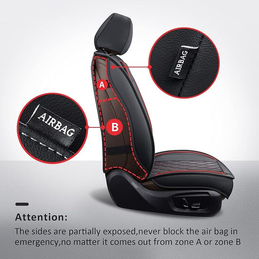 MIROZO Seat Covers for Car,Waterproof Seat Cover Full Set Vehicle Cushion Cover Automotive Seat Protector Breathable Universal Fit for Most Sedan, Truck and SUV for Tacoma CX5 Chevy