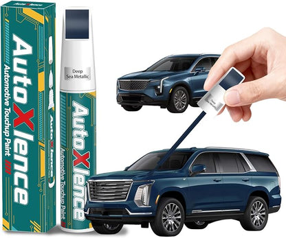 Deep Sea Metallic(GXP/WA136H) Touch Up Paint Compatible with Cadillac Car Paint Pen Scratch Repair Automotive Scratch Remover Fix Exact Color Match