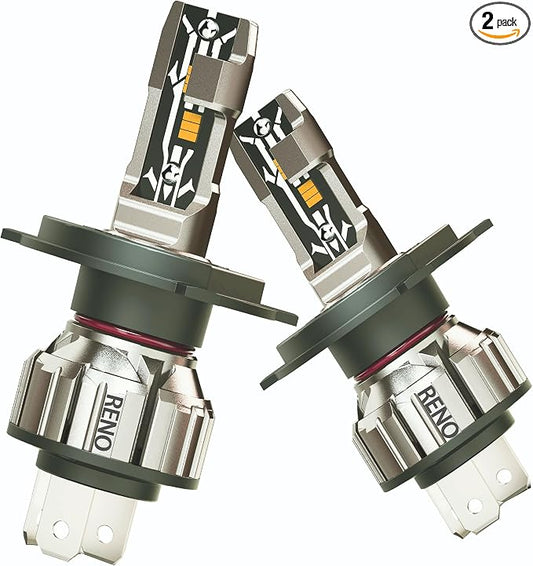 RENO H4 Fog lights Bulbs Powersports ATV UTV Light, Fog Light Bulb Pack of 2 ATV UTV Light