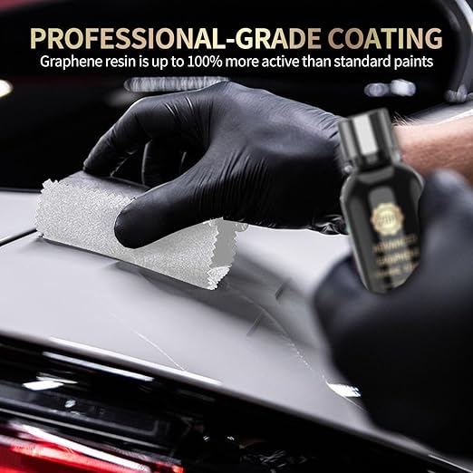 20H Advanced Graphene Ceramic Coating for Cars, Ceramic Car Auto Detailing kit (70ml), 10+ Years of Long Lasting Protection,Ultra High Gloss,Apply After Car Wash & Paint Correction