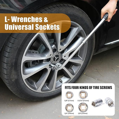 Roadside Emergency Kit with Scissor Jack for Car Safety Kit Emergency Roadside Kit for Car