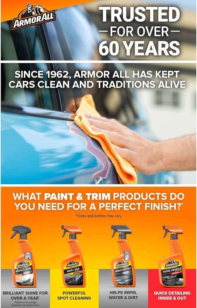 Armor All Ultra Shield Spray Coating + Graphene, 16 fl oz Bottle, Car Paint and UV Protectant Spray