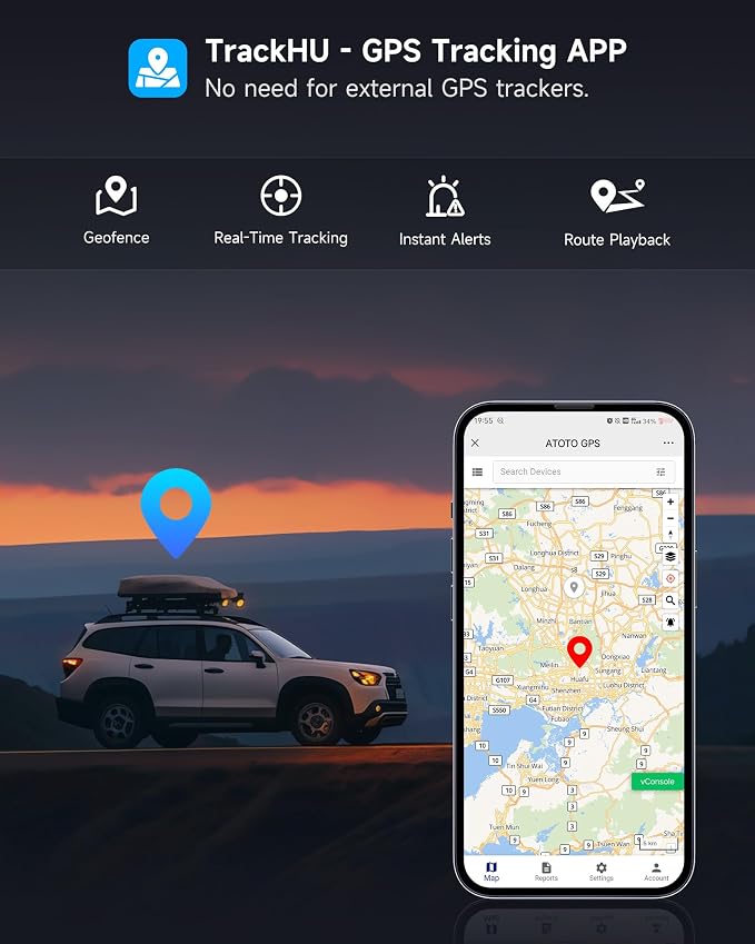 CB6C AI Box CarPlay, Wireless CarPlay/AndroidAuto Adapter with YouTube, Car Video Box with AI Assistant, GPS Navigation, Android 13, 4G LTE, Expandable to 256GB, Watch Videos in Your Car