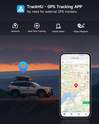 CB6C AI Box CarPlay, Wireless CarPlay/AndroidAuto Adapter with YouTube, Car Video Box with AI Assistant, GPS Navigation, Android 13, 4G LTE, Expandable to 256GB, Watch Videos in Your Car