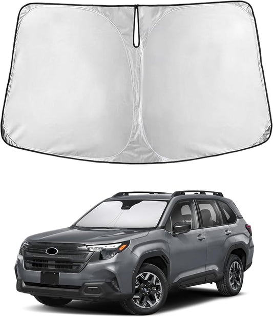 EcoNour Windshield Sunshade Compatible for Subaru Forester 2025 2026, Sun Visor for Front Windshield & Window Sun Shade Cover, UV Heat Blocker & Protector, Car Accessories