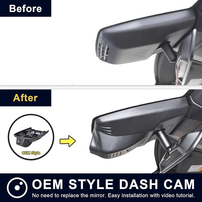 Front 4K & Rear 1080p Dash Cam Custom Custom for Lexus RX 2023 2024 2025 2026(Model C),RX 350 350h 450h 500h Premium Luxury F Sport etc,OEM Look,UHD 2160P Video,Parking Mode,WiFi & App,GPS, 128GB Card