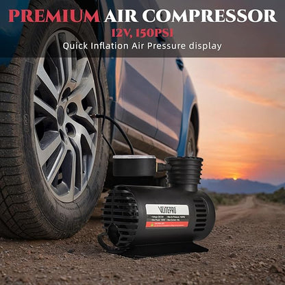 Car Emergency Kit,Roadside Emergency Car Kit for Vehicles,with Portable Air Compressor,Jumper Cable for Women,Men,Teen