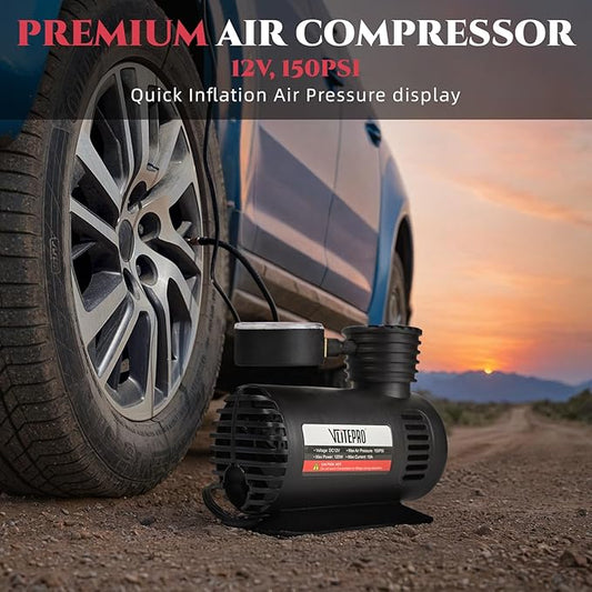 Car Emergency Kit,Roadside Emergency Car Kit for Vehicles,with Portable Air Compressor,Jumper Cable for Women,Men,Teen