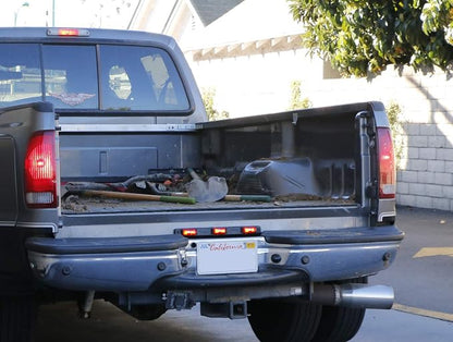 iJDMTOY OEM-Spec Red Lens 9-LED Rear Truck Bed Mounted Center Tailgate Running Light Bar, Compatible with 1999-2010 Ford F-250 F-350 F-450 DRW, Also Fit Other Truck/Pickup