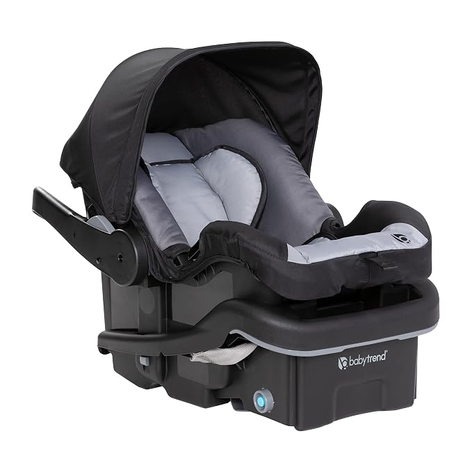 Baby Trend EZ-Lift™ Plus Infant Car Seat, Dash Black – Newborn Comfort Padding, Lightweight Carry Build, Adjustable Harness System