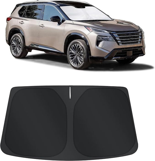 TINGLU Sun Shade for Nissan Rogue 3rd Gen.2021-2024 2025 2026(Not for Rogue Sport) Accessories Windshield Sun Shade Window Shade UV Rays Protection Sun Visor Cover