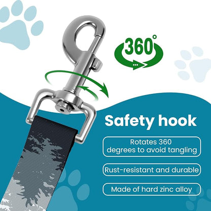 Adjustable pet cat and Dog car seat Belt，The Lanyard is Flexible and Adjustable from 20 to 33 inches (deforestation)