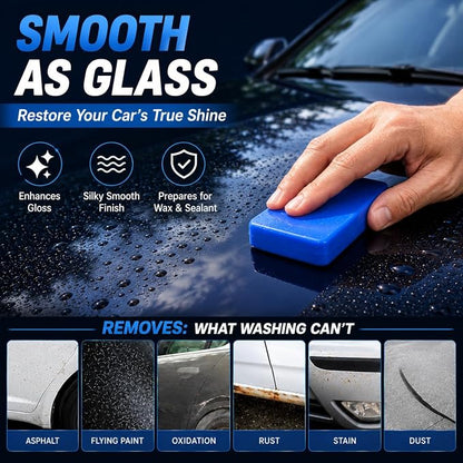 MAQIHAN Clay Bar Kit Car Clay Bar - 3 Pack 100g Clay Bars Auto Detailing ith Washing and Adsorption Capacity, Magic Claybar Car Detailing Kit for Car Detailing Car Wash Clean, Shiny Car Stuff