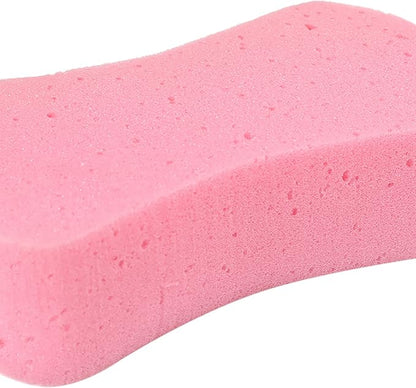 X AUTOHAUX Pink Auto Car Cleaning Sponge Block Washing Eraser Remover Pad Absorbent Foam