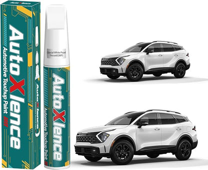 Glacial White Pearl Tricoat(GWP) Touch Up Paint Compatible with Kia Car Paint Pen Scratch Repair Automotive Scratch Remover Fix Exact Color Match