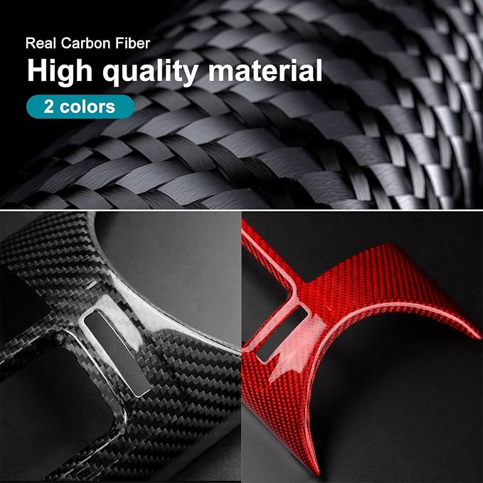 AIRSPEED Hard Carbon Fiber for Subaru BRZ Toyota GR86 2021 2022 2023 2024 2025 2026 Car Air Condition Vent Outlet Cover Center Console Interior Trim Accessories, Black