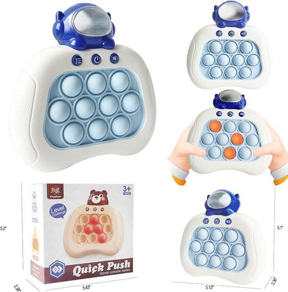 Intoypad Pop The Target! Handheld Speed Push Game Machine: A Fun Multiplayer Game for Family. Sensory Fidget Toy Christmas Toys Gifts for 6 7 8 9 10 11 12 Years Old Kids Road Trip Car Games Astronaut