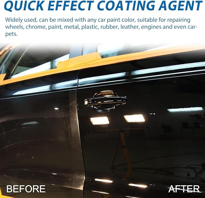 SOPAMI Car Coating Spray | Ceramic Paint Sealant, Extremely Hydrophobic Ceramic Spray, Clean, Shine, Protect Paint, Without Pre-Washing, 500ml (2 pcs)