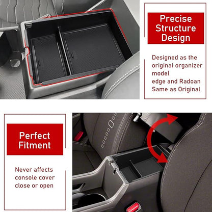 TTCR-II Compatible with Kia Sportage Center Console Organizer 2023 2024 2025 2026, for Sportage NQ5 Console Organizer Tray EX/LX/SX/X-Line 2023 2024 2025 2026