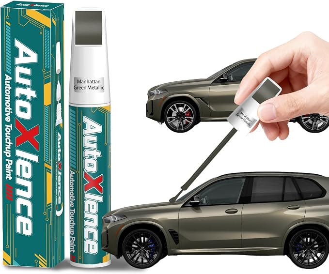 Manhattan Green Metallic(C3D) Touch Up Paint Compatible with BMW Car Paint Pen Scratch Repair Automotive Scratch Remover Fix Exact Color Match