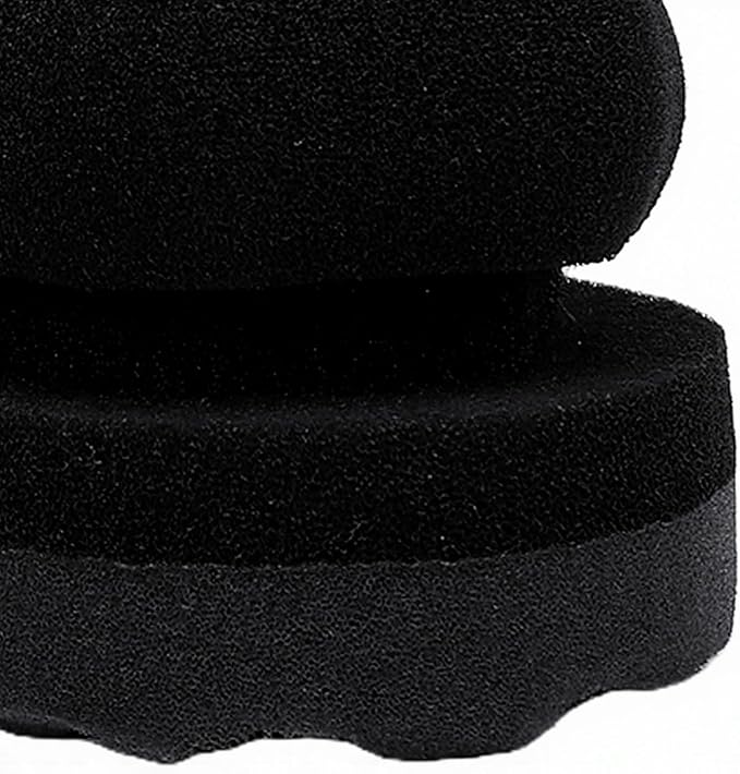 Hex Grip Tire Dressing Applicator Pad, 2PCS Reusable Foam Sponge with Wavy Contoured Surface for Even Shine Car Detailing (S (31.5 X 25.2in))