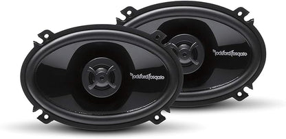 Rockford Fosgate P1462 Punch 4"x 6" 2-Way Coaxial Full Range Speakers - Black (Pair)
