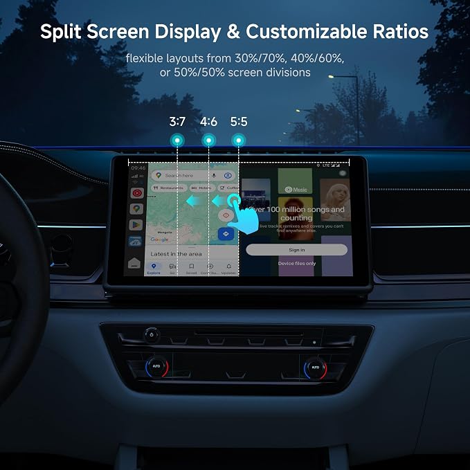 Wireless CarPlay Adapter, Magic AI Box with 4G LTE | GPS | Full Android OS, Wireless CarPlay Box Compatible with Wired Factory CarPlay & Android Auto, Support for YouTube/Netflix