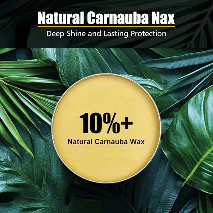 Car Wax High Gloss Shine, Long Lasting Paint Protection, Superior Hydrophobic Water Repelling Properties, Natural Wax for Minor Scratch Repair and UV Protection, Safe for All Vehicle Colors