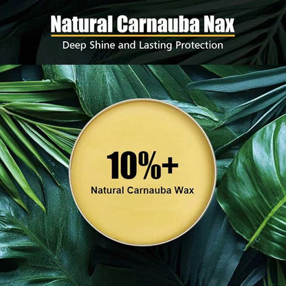 Car Wax High Gloss Shine, Long Lasting Paint Protection, Superior Hydrophobic Water Repelling Properties, Natural Wax for Minor Scratch Repair and UV Protection, Safe for All Vehicle Colors