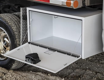 Buyers Products 1702205 Steel Underbody Truck Tool Box 18 x 18 x 36 Inch, White Powder-Coated 14 Ga Steel, Locking Stainless Paddle Latch, Drop Door, Weather-Resistant, Made in USA