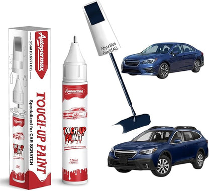 SAL Abyss Blue Pearl Car Touch Up Paint for Subaru, Color Accurate Two-In-One Car Paint Scratch Repair Pen, Professional Scratch Remover for Vehicles Chips and Nicks Scuff
