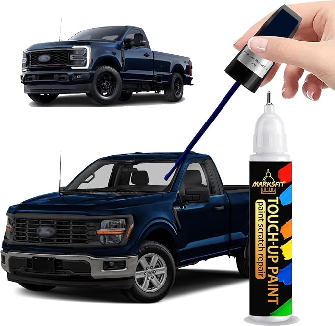 Antimatter Blue Metallic(HX) Touch Up Paint For Ford Exact Match-Chips and Nicks 2 in 1 Car Paint Pen Scratch Rapair for Explorer/Ranger/Escape/Edge/F-150/Mustang/Transit
