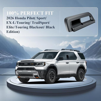 BIBIBO for New 2026 Honda Pilot Center Console Storage Drawer Tray 2026 Honda Pilot Console Organizer Under Navi Cubicle Extra Storage Box Drawer Silicone 2026 Honda Pilot Accessories