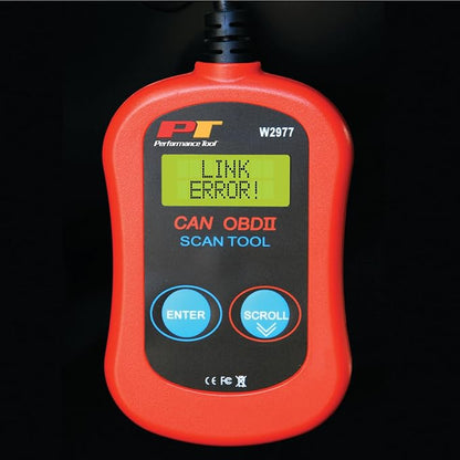 Performance Tool W2977 CAN OBD II Scanner Tool for Check Engine Light & Diagnostics, Direct Scan and Read Out