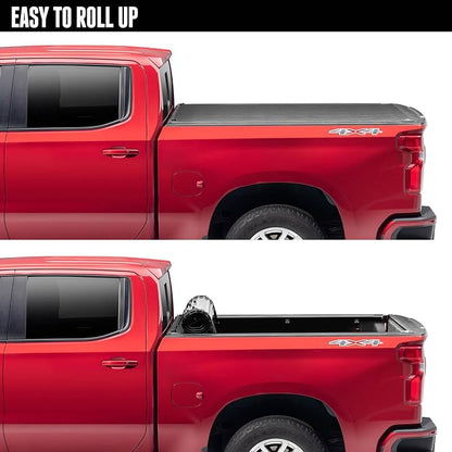 RealTruck BAK Revolver X2 Hard Rolling Truck Bed Tonneau Cover | 39227RB | Fits 2019-2024 Dodge Ram 1500 w/RamBox, Fits with and Without Multi-Function (Split) Tailgate 5' 7" Bed (67.4")
