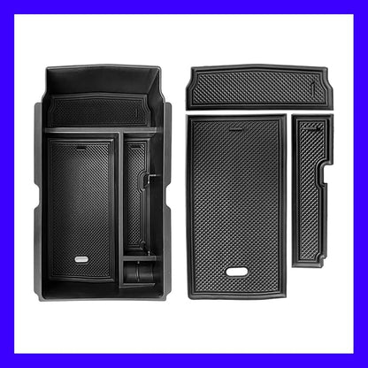 2PCS 2024 2025 2026 Honda CR-V CRV Hybrid Accessories Center Console Organizer Tray for 2025 2024 2023 Honda CR-V (Hybrid) Console Organizer 2024 CRV Console Armrest Tray 2025 CR-V Storage Box