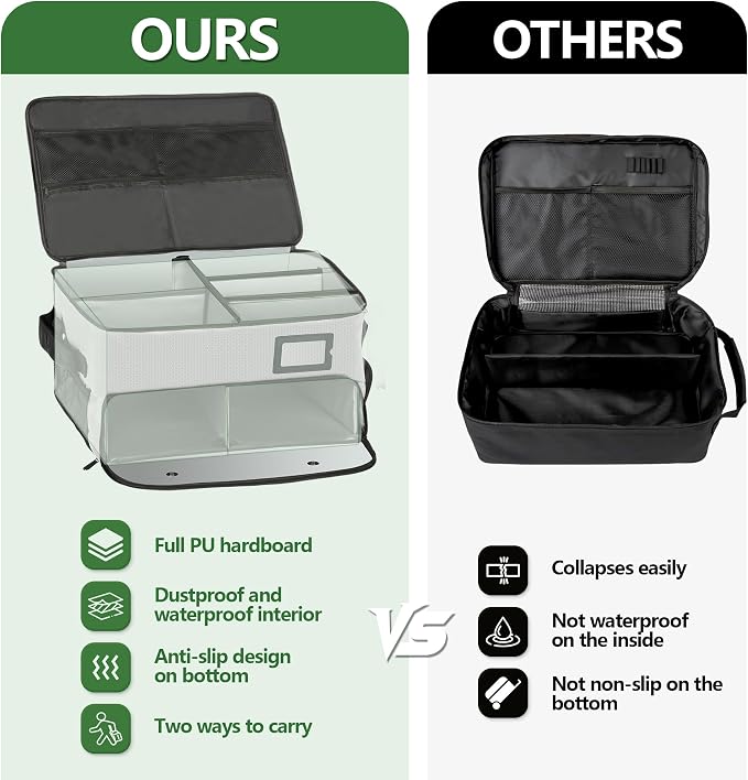 3 Layer Golf Trunk Organizer - Large Capacity Golf Trunk Organizer for 2 Pair Size 13 Shoes, Gifts for Men for Accessories, Balls, Tees, Clothes, Gloves