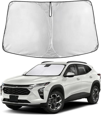 EcoNour Windshield Sunshade Compatible for Chevrolet Trax 2013-2021 2022 2023, LS/LT/LTZA Sun Visor for Front Windshield & Window Sun Shade Cover, UV Heat Blocker & Protector, Car Accessories