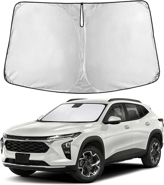 EcoNour Windshield Sunshade Compatible for Chevrolet Trax 2013-2021 2022 2023, LS/LT/LTZA Sun Visor for Front Windshield & Window Sun Shade Cover, UV Heat Blocker & Protector, Car Accessories